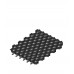 Газонная решетка пластиковая Eco Normal черная 530х430х33мм Гидролика