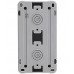 Блок (выключатель oдноклавишный и розетка с крышкой) Makel о/у IP55 серый