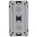 Блок (выключатель двухклавишный и розетка с заземлением) Makel о/у IP55 серый